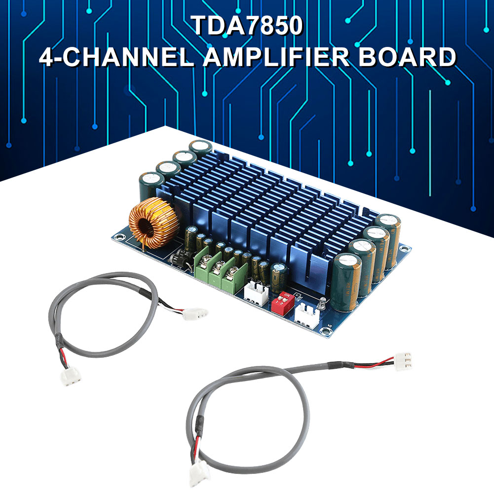Audio Amplifier Board - XH-M180 TDA7850 Stereo Yüksek Güçlü Dijital
