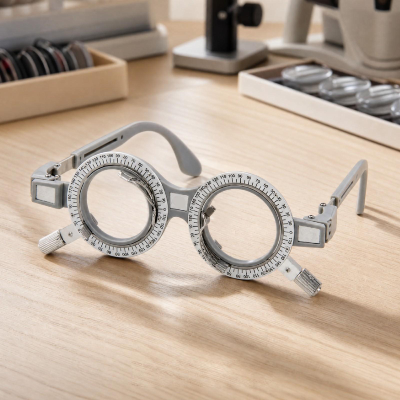 Knob Aluminum - Optometri Uygulamaları için Ayarlanabilir Deneme Çerçevesi,