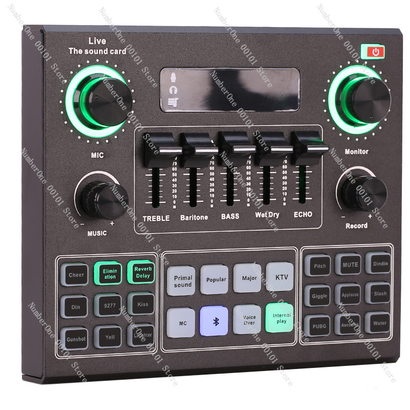 Usb Sound Card - V9 Ses Kartı Mikrofon Seti USB