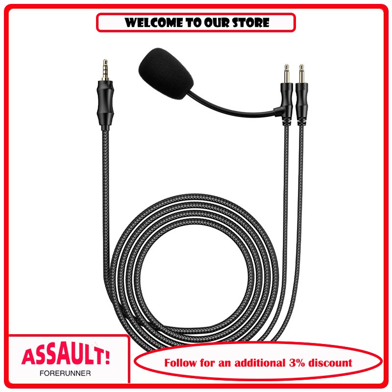 Trs Cable - FiiO LL-3.5A Mikrofonlu Oyun Kulaklıkları Yükseltme