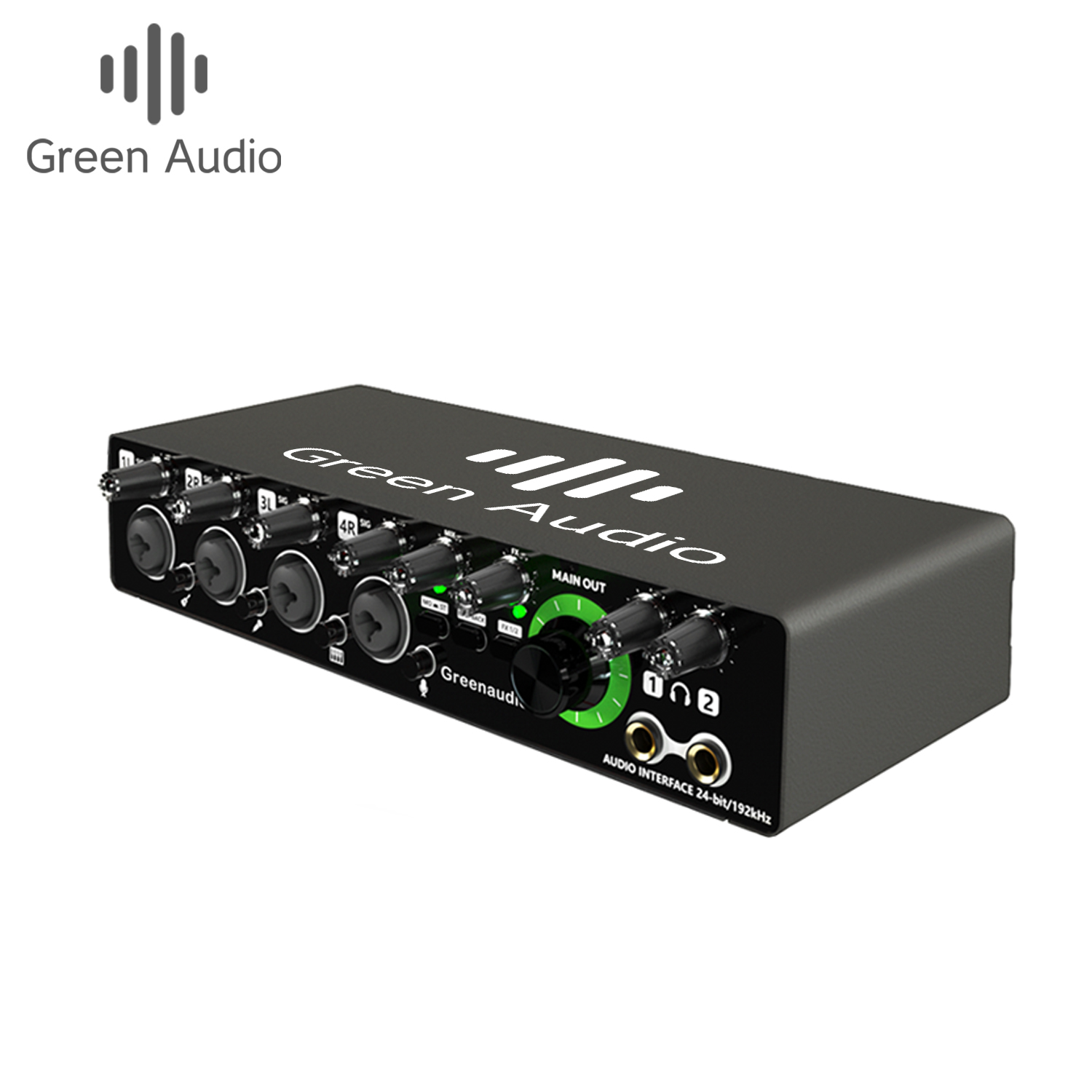 Usb Sound Card - GAX-MD44 Yeşil Ses USB Ses Kartı,