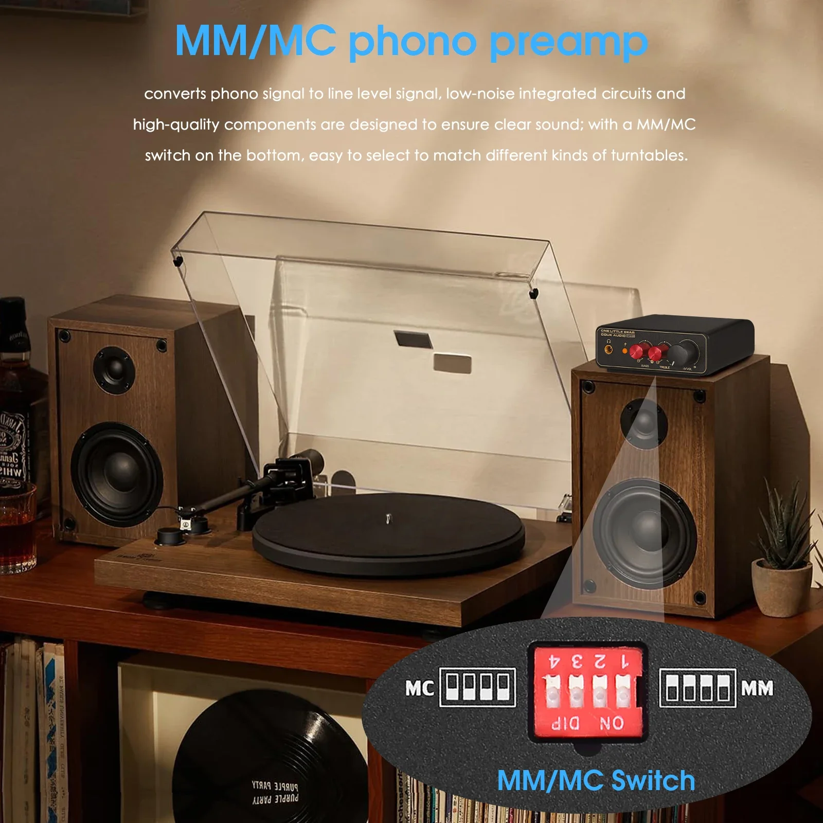 Douk ses T14-EQ Stereo RIAA MM - Passive Preamp incelemesi ve fiyatı