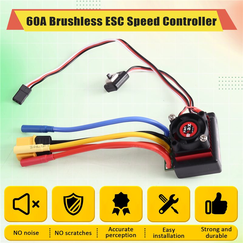 AINY-60A Fırçasız ESC Hız Kont - Banana Plug incelemesi ve fiyatı