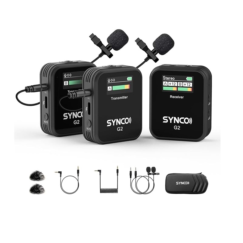 SYNCO Kablosuz Yaka Mikrofonu, - Condenser Microphone Kit incelemesi ve fiyatı