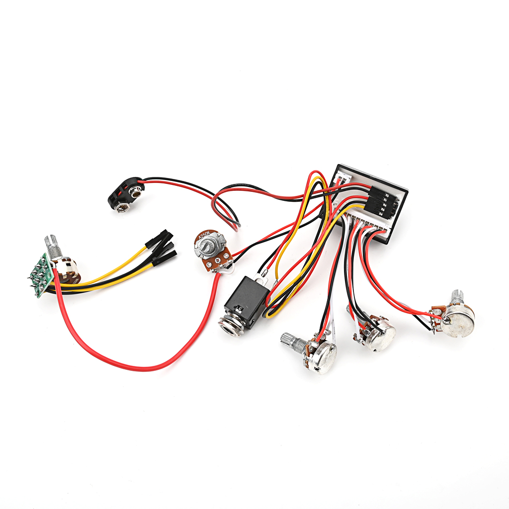 Önceden kablolu 3 bant aktif b - Passive Preamp incelemesi ve fiyatı