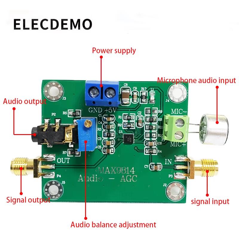 Elektret Mikrofon AGC Amplifik - Audio Amplifier Board incelemesi ve fiyatı