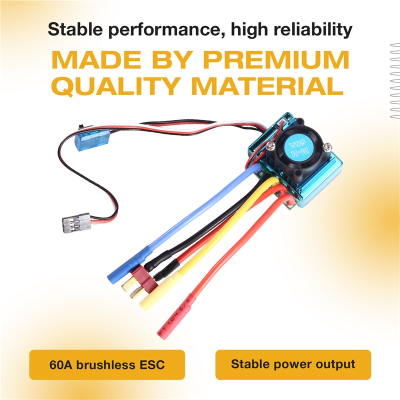 MACH-60A Fırçasız ESC Hız Kont - Banana Plug incelemesi ve fiyatı